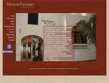 Tablet Screenshot of mesontacuari.com